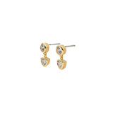 [Brenda Grands] 18K Gold Shiny Drop Studs