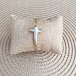 [Easton Elle] Adjustable Pearl Cross Bracelet - The Pink Pineapple 850