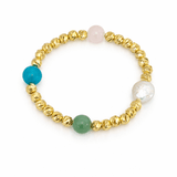 [Easton Elle] Beam Multi Stone Bracelet - The Pink Pineapple 850