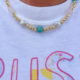 [Easton Elle] Beam Multi Stone Necklace - The Pink Pineapple 850