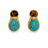 [Easton Elle] Capri Earrings – Turquoise - The Pink Pineapple 850