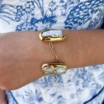 [Easton Elle] Double Pearl Cuff - The Pink Pineapple 850