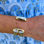 [Easton Elle] Double Pearl Cuff - The Pink Pineapple 850