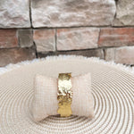 [Easton Elle] Extra Thick Plated Cuff Bracelet - The Pink Pineapple 850