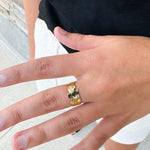 [Easton Elle] Gold Plated Ring - The Pink Pineapple 850