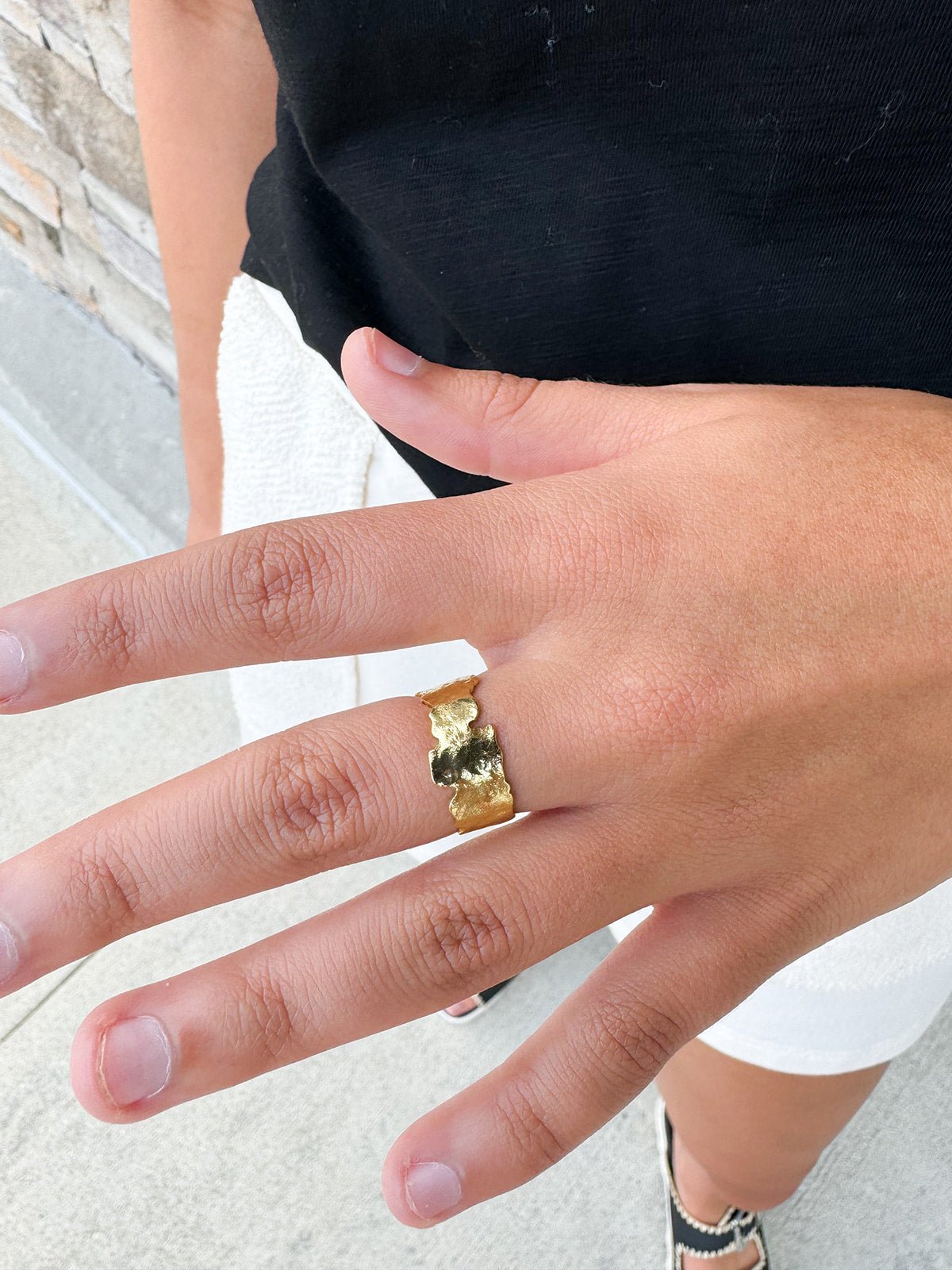 [Easton Elle] Gold Plated Ring - The Pink Pineapple 850