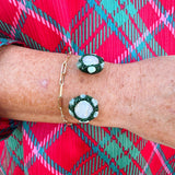 [Easton Elle] Green Bling Cuff - The Pink Pineapple 850