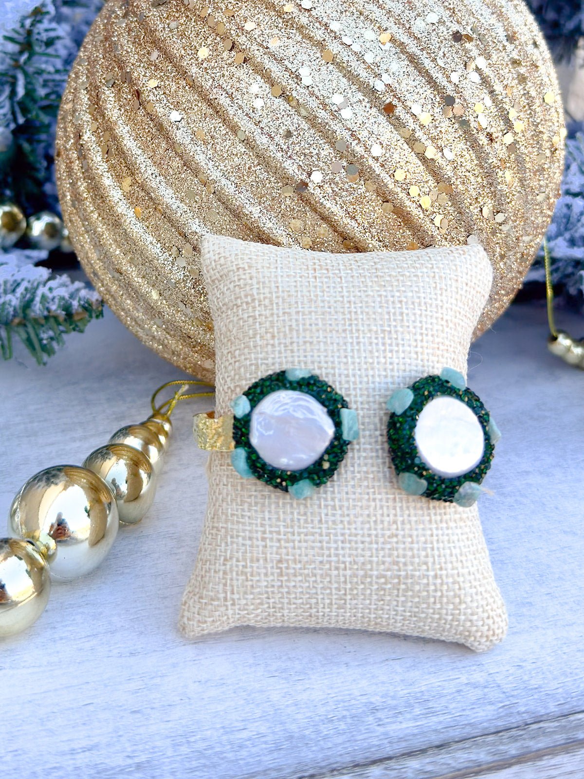 [Easton Elle] Green Bling Cuff - The Pink Pineapple 850