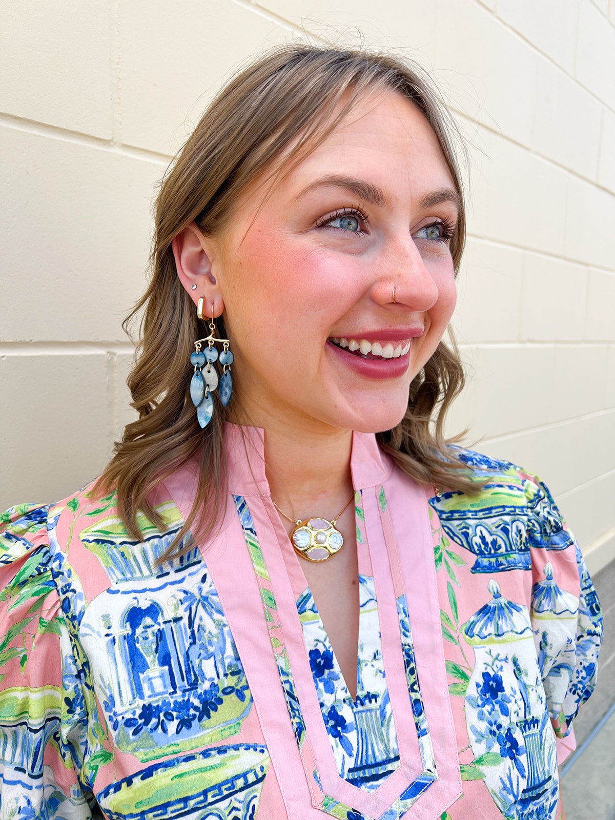 [Easton Elle] Halo Slip Necklace - The Pink Pineapple 850
