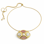 [Easton Elle] Halo Slip Necklace - The Pink Pineapple 850