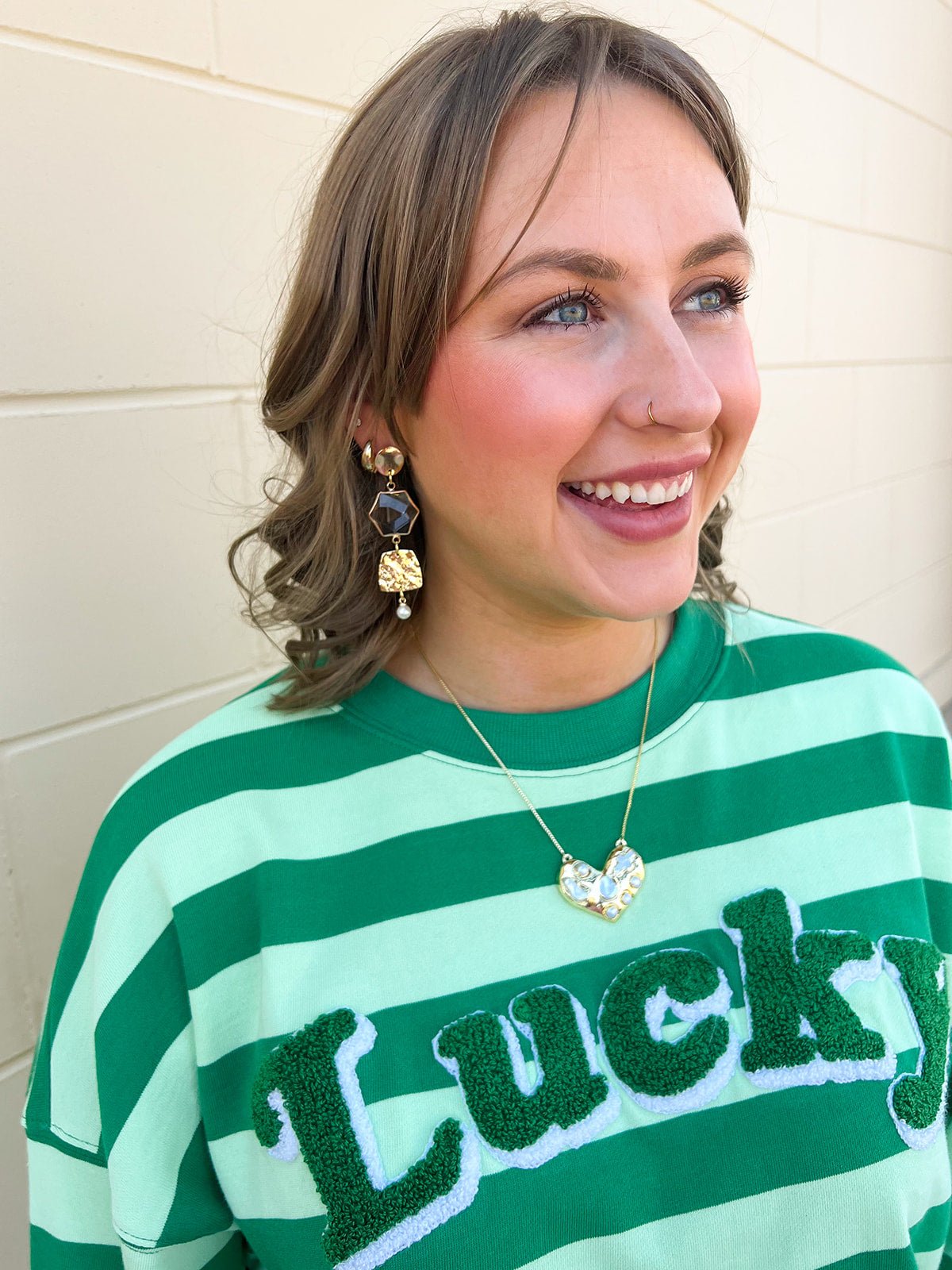 [Easton Elle] Heavenly Heart Slip Necklace - The Pink Pineapple 850