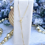 [Easton Elle] Irregular Green Slip Necklace - The Pink Pineapple 850