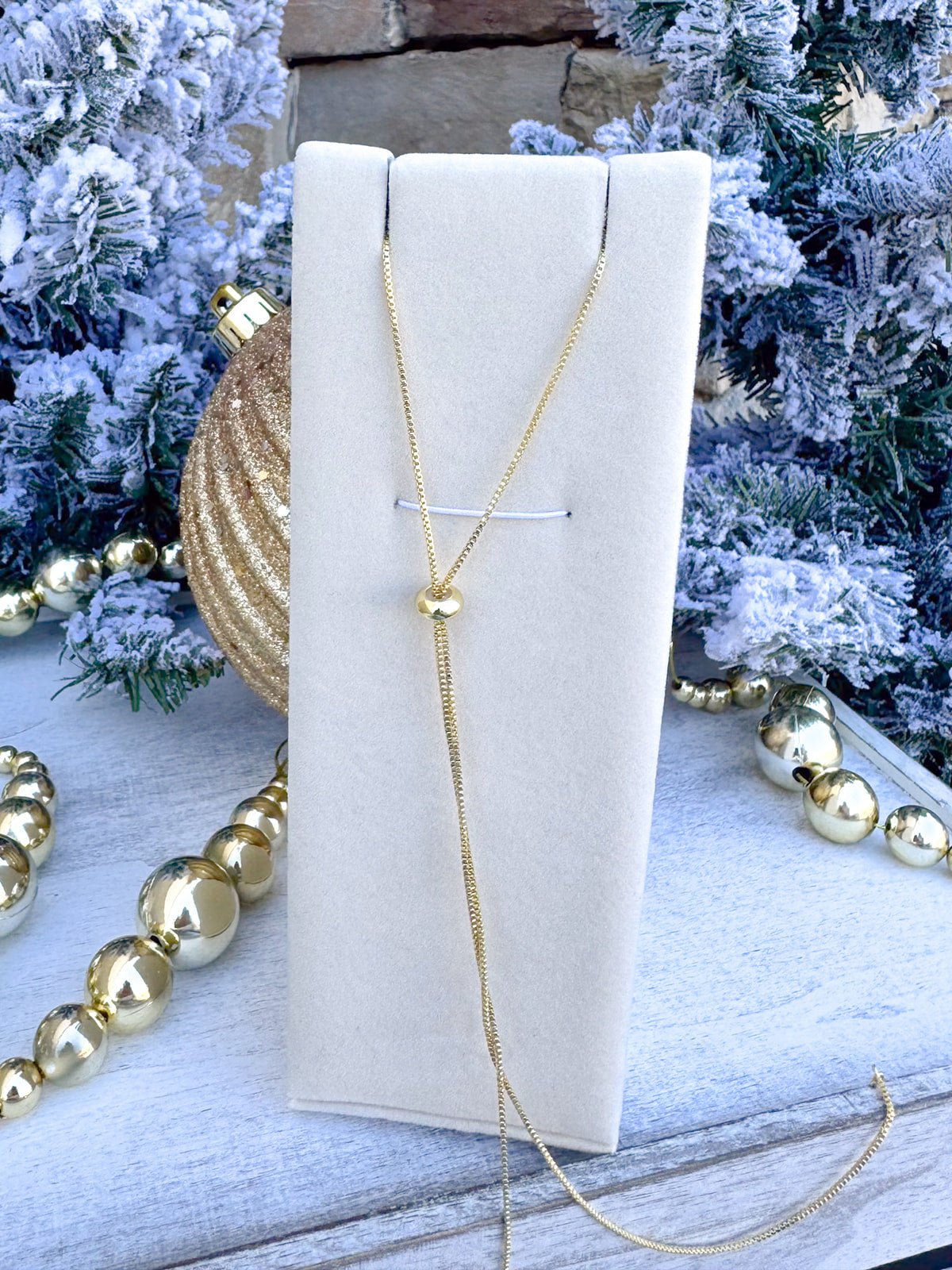 [Easton Elle] Irregular Green Slip Necklace - The Pink Pineapple 850