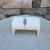 [Easton Elle] Marquise Adjustable Slider Bracelet in Blue Kyanite - The Pink Pineapple 850