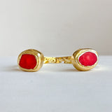 [Easton Elle] Misty Bracelet in Raw Red Coral - The Pink Pineapple 850