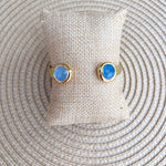 [Easton Elle] Misty Capri Blue Crystal Cuff - The Pink Pineapple 850