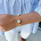 [Easton Elle] Misty Pearl Cuff - The Pink Pineapple 850