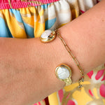 [Easton Elle] Misty Pearl Cuff - The Pink Pineapple 850