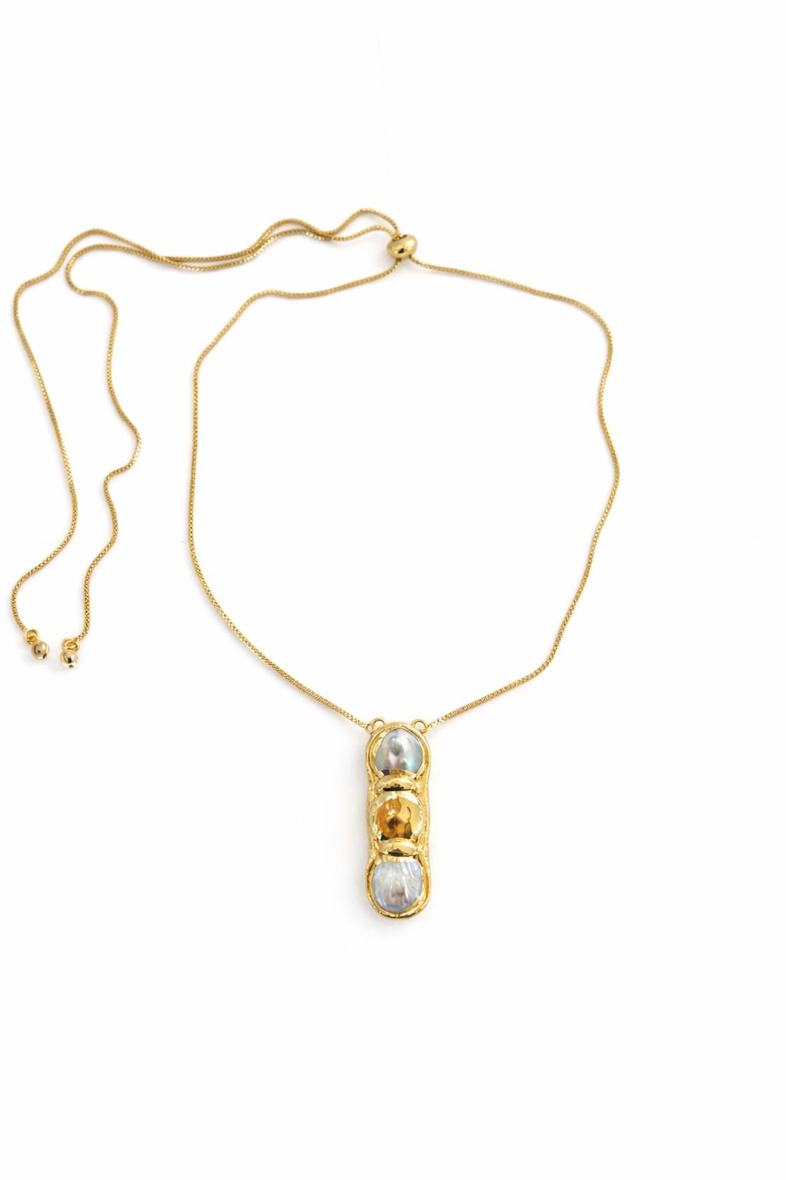 [Easton Elle] Ophelia Slip Necklace - The Pink Pineapple 850
