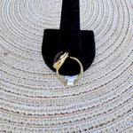 [Easton Elle] Single Large Ring – Tiger’s Eye - The Pink Pineapple 850