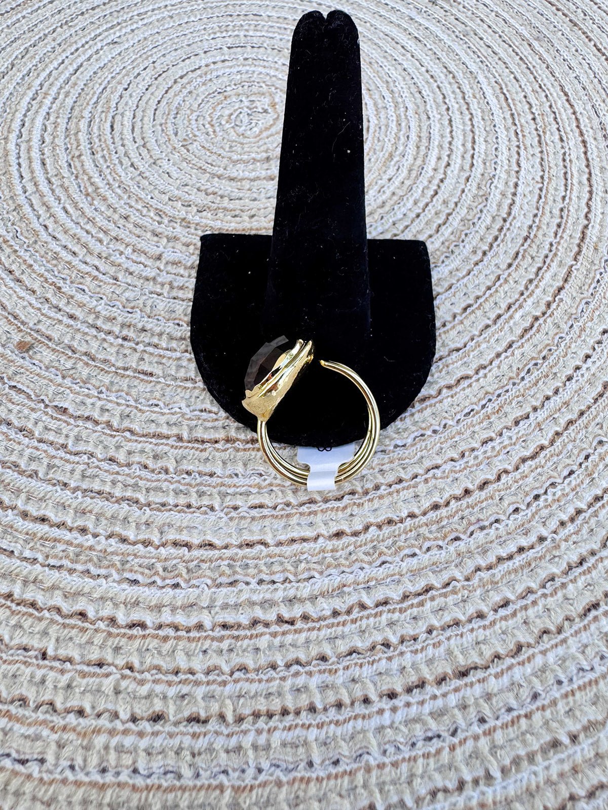 [Easton Elle] Single Large Ring – Tiger’s Eye - The Pink Pineapple 850