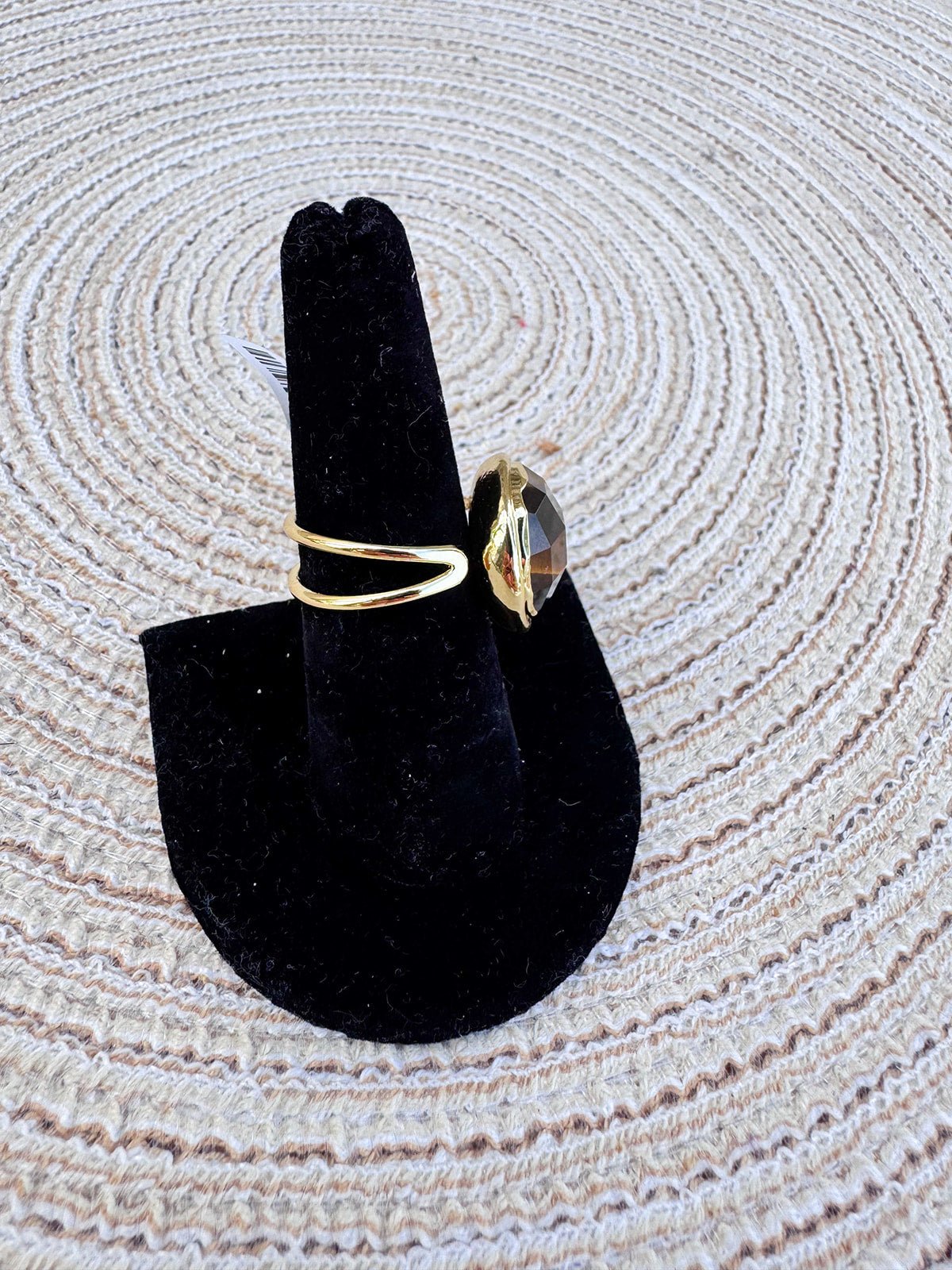 [Easton Elle] Single Large Ring – Tiger’s Eye - The Pink Pineapple 850