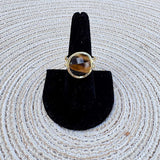 [Easton Elle] Single Large Ring – Tiger’s Eye - The Pink Pineapple 850