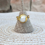 [Easton Elle] Single Round Pearl Ring - The Pink Pineapple 850
