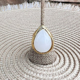 [Easton Elle] Tear Drop Ring in Clear Crystal - The Pink Pineapple 850