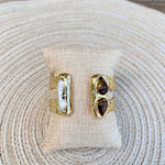 [Easton Elle] Tigers Eye & Freshwater Pearl Double Cuff - The Pink Pineapple 850