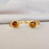 [Easton Elle] Tigers Eye Mist Cuff - The Pink Pineapple 850