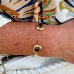 [Easton Elle] Tigers Eye Mist Cuff - The Pink Pineapple 850