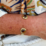 [Easton Elle] Tigers Eye Mist Cuff - The Pink Pineapple 850