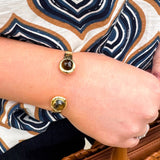 [Easton Elle] Tigers Eye Mist Cuff - The Pink Pineapple 850