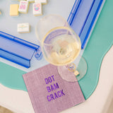 Dot Bam Crack Mahjong Cocktail Napkins