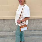 Ecru Suede Stitch Blouse - The Pink Pineapple 850