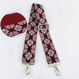 Crimson Elegance Glam Bag Strap