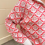 Effortless Bloom Quarter Zip Sweater - The Pink Pineapple 850