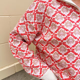 Effortless Bloom Quarter Zip Sweater - The Pink Pineapple 850