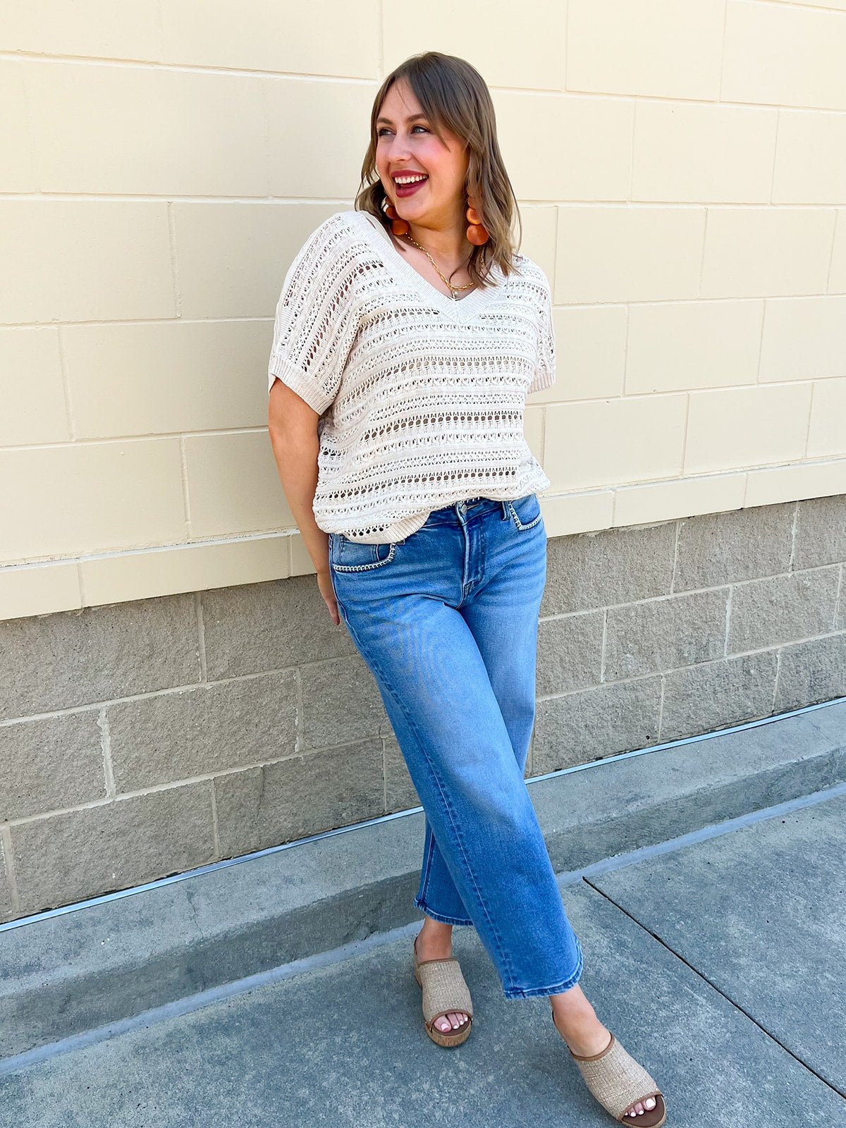 Effortless Ease Knit Top - The Pink Pineapple 850