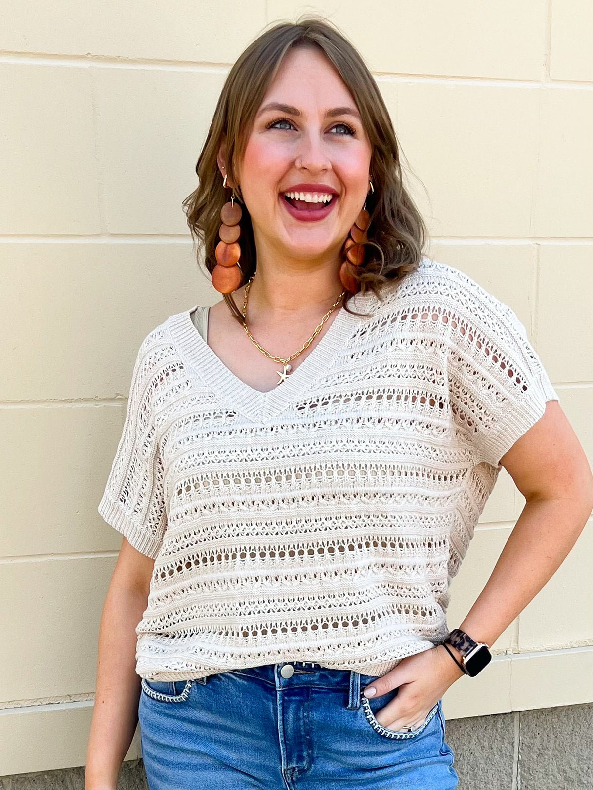 Effortless Ease Knit Top - The Pink Pineapple 850