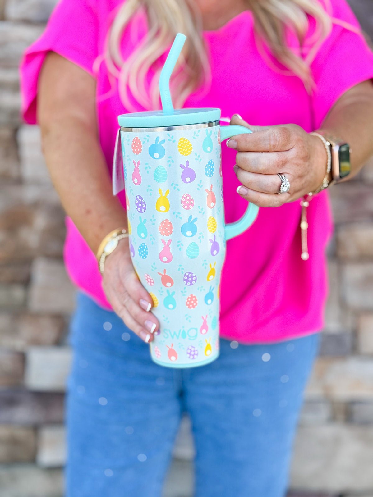 Egg Hunt Mega Mug 40oz - The Pink Pineapple 850