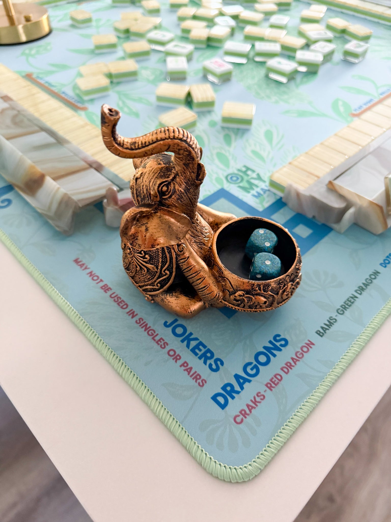 Elephant Treasure Dice Catchall - The Pink Pineapple 850