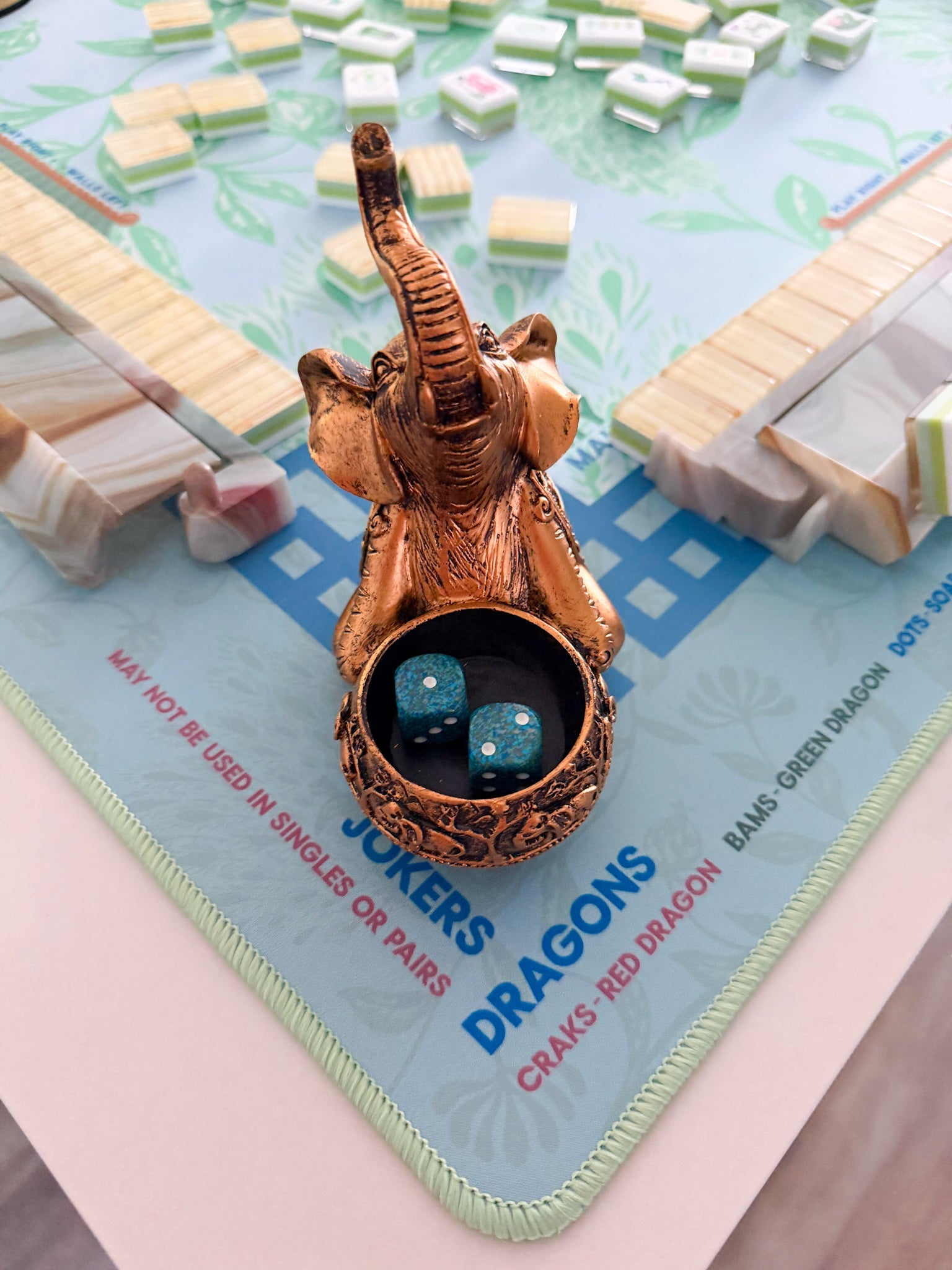 Elephant Treasure Dice Catchall - The Pink Pineapple 850