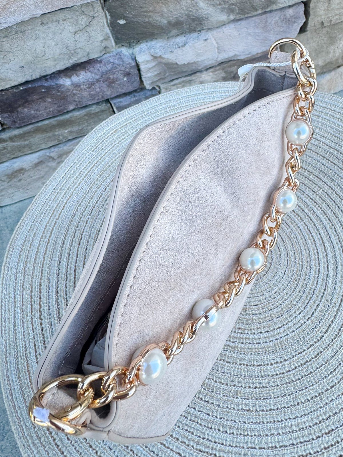 Ellie Top Handle Bag in Bone - The Pink Pineapple 850