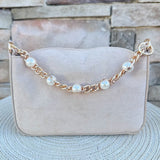 Ellie Top Handle Bag in Bone - The Pink Pineapple 850