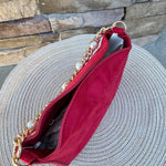 Ellie Top Handle Bag in Red - The Pink Pineapple 850