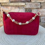 Ellie Top Handle Bag in Red - The Pink Pineapple 850