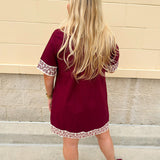 Embroidered Haven Mini Dress - The Pink Pineapple 850