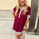 Embroidered Haven Mini Dress - The Pink Pineapple 850